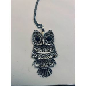 Beautiful vintage OWL BOHO NECKLACE